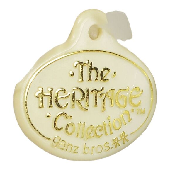 Ganz Antique Roosevelt Vintage Teddy Bear Cream Shaggy Floppy Stuffed Plush 10" - Picture 8 of 14